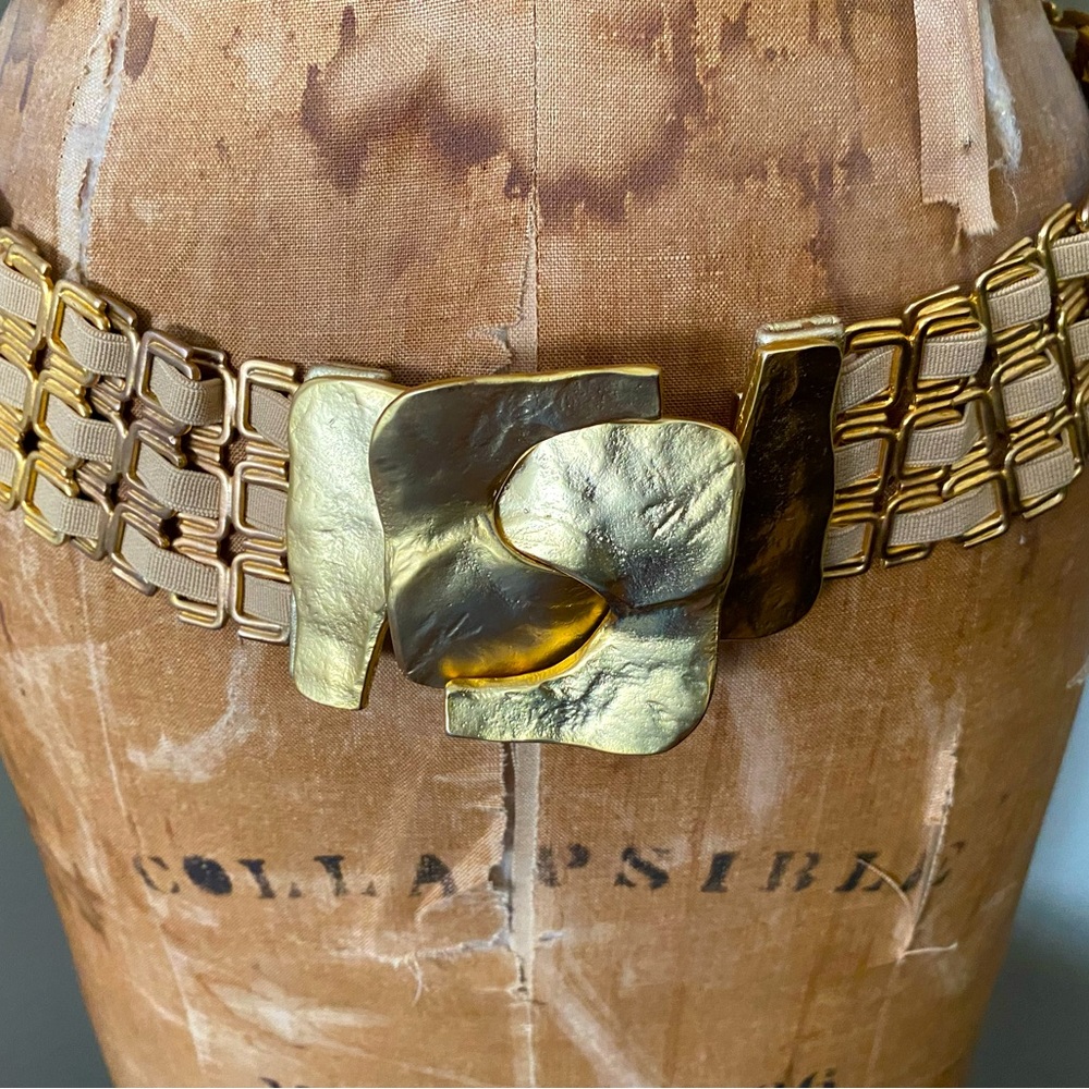 Suzi Roher Gold-Tone Stretch Belt